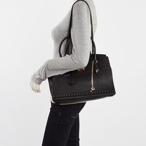 Louis Vuitton Black Taurillon Cour Leather Marly MM Bag
